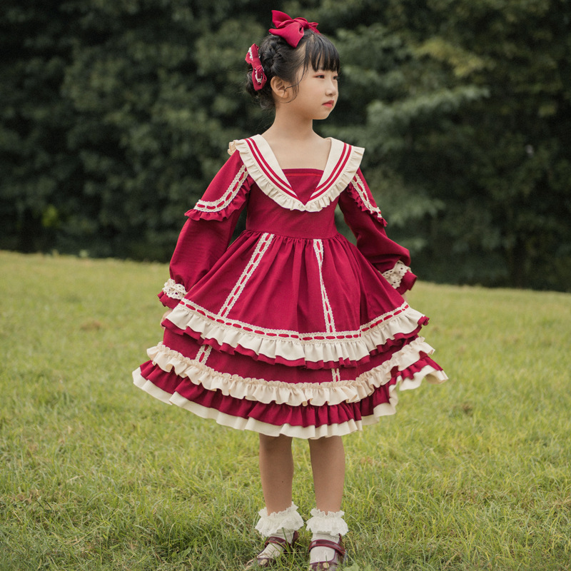 Miss Betty Lolita ropa de los niños OP original genuino en stock retro estilo Palacio alta cintura Lolita princesa vestido