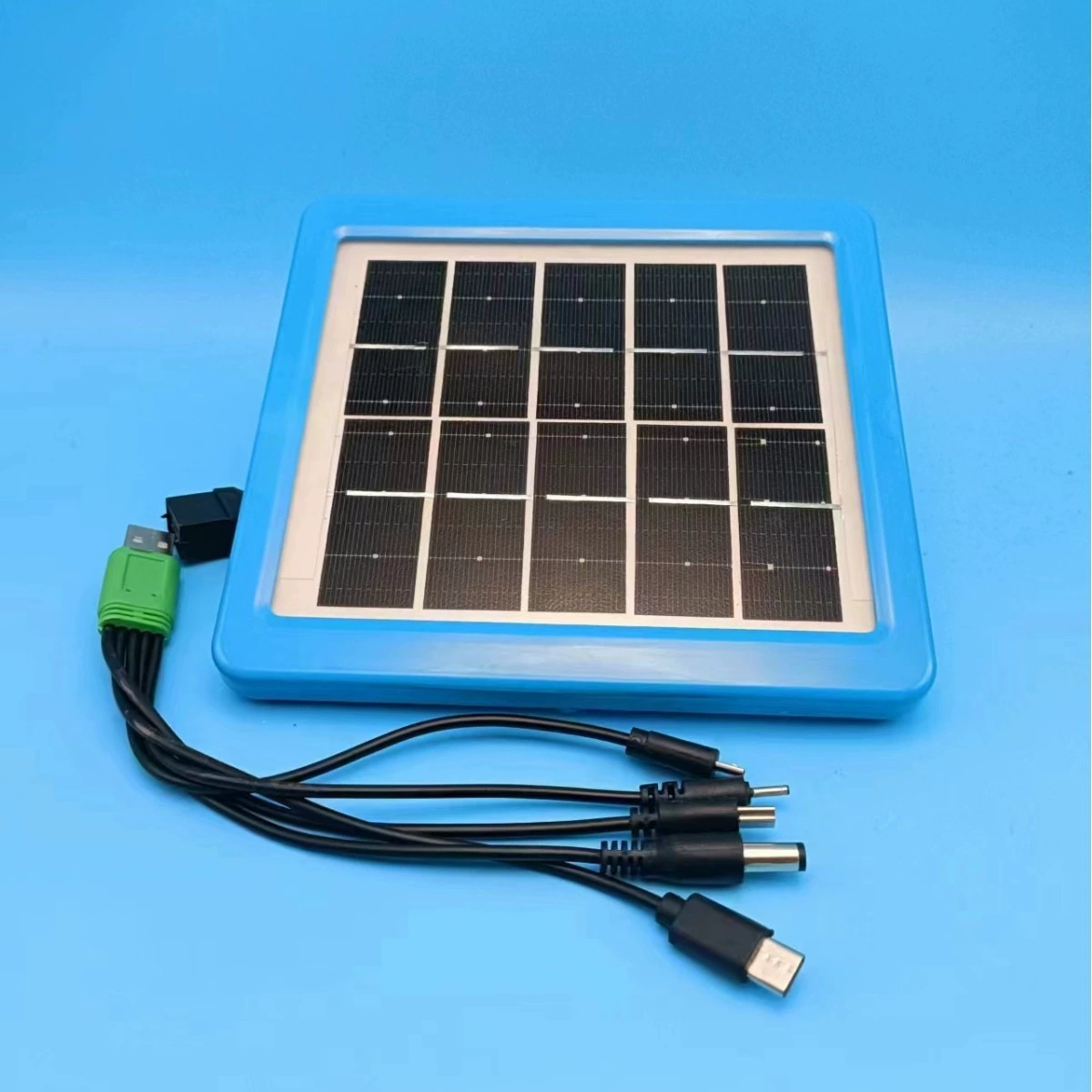 Солнечная панель, высокоэффективная 5V3W, солнечная водонепроницаемая настольная лампа, фонарик, зарядка, кемпинговый стиль, поликристаллическая кремниевая фотоэлектрическая панель
