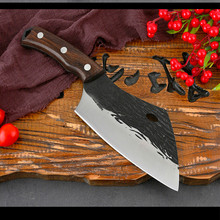 锻打镰刀多功能勾刀野营便携开路刀锋利砍竹开山刀户外砍树劈柴刀