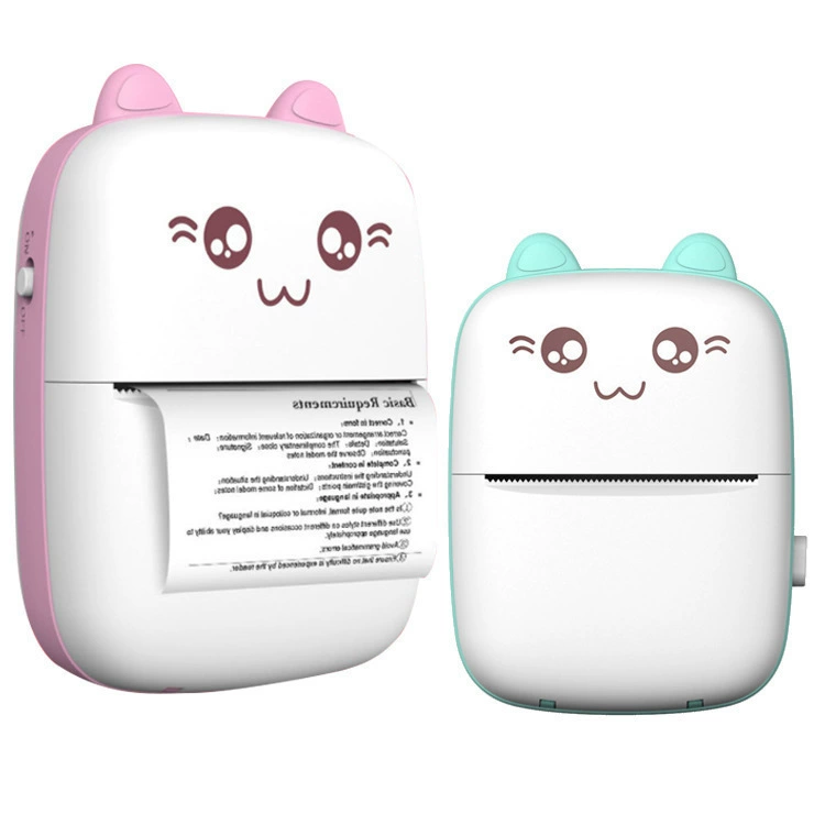 Мини-принтер неправильный принтер фото принтер беспроводной мобильный телефон многофункциональный удобный принтер