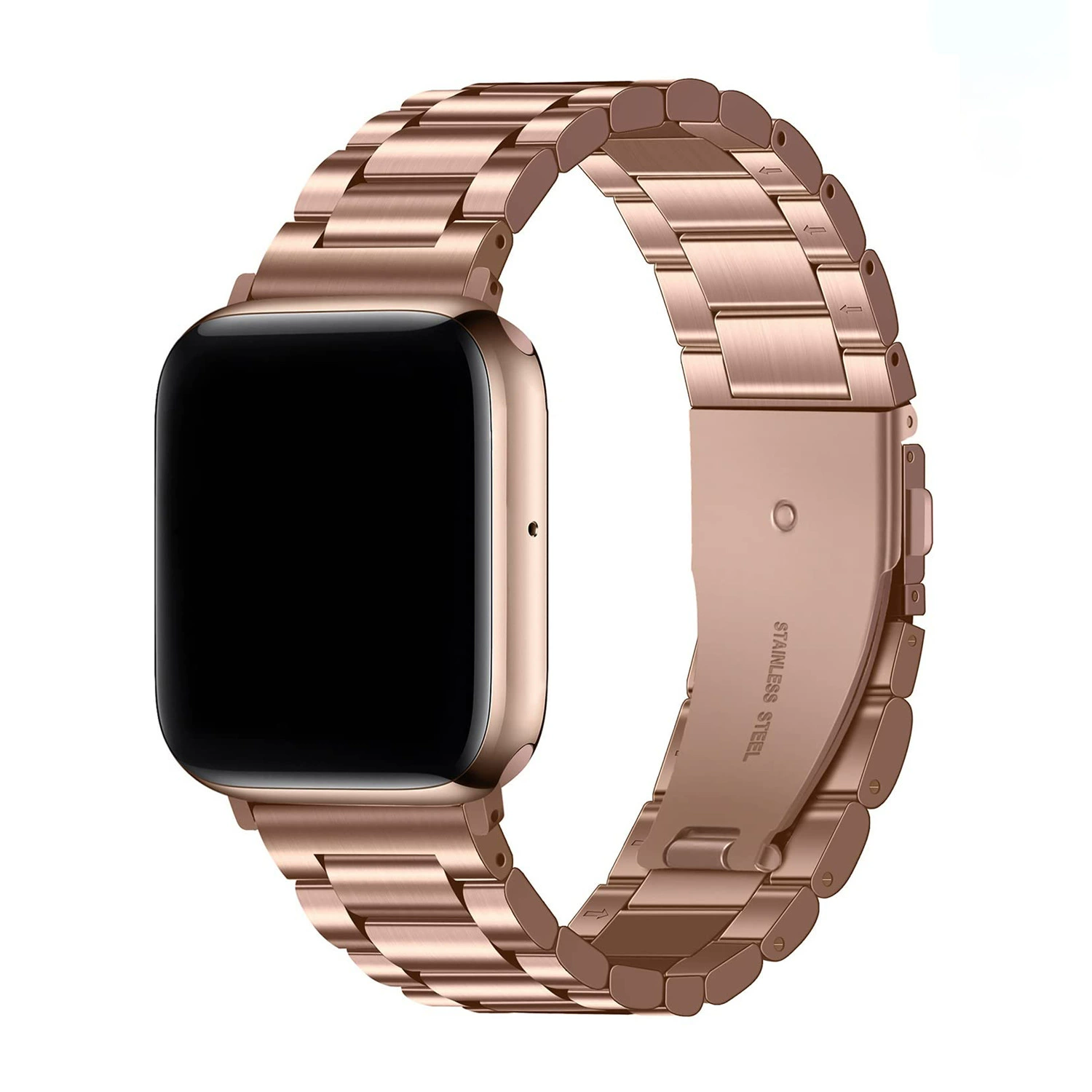 Подходит для ремешка Apple Watch, ремешка Apple Watch Three Beads, ремешка iwatch из цельной нержавеющей стали