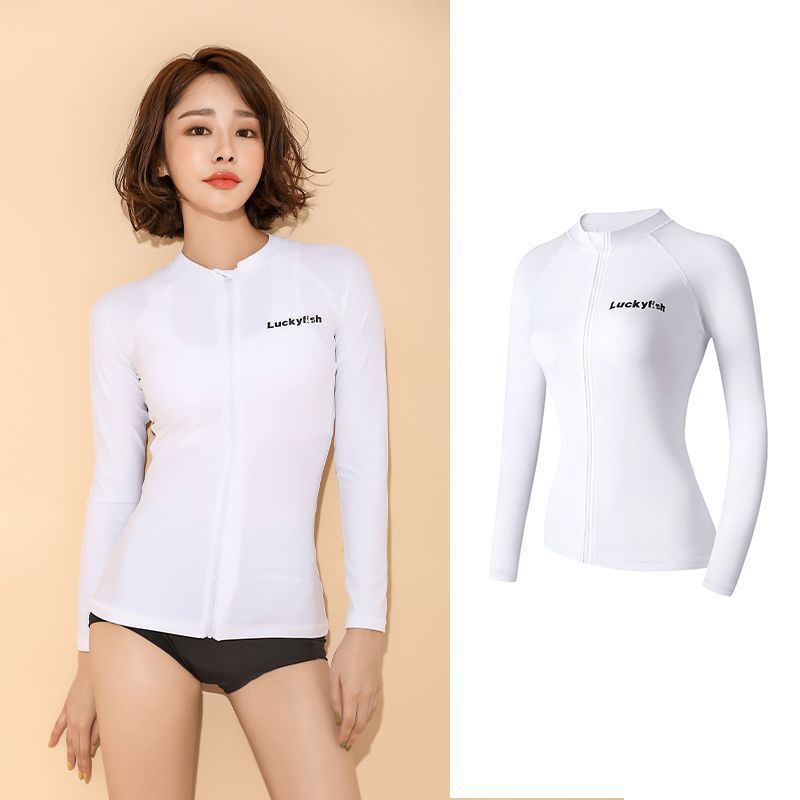 Han nuevo traje de buceo de mujer de manga larga conservador de secado rápido buceo spa madre trajes de baño fábrica comercio al por mayor