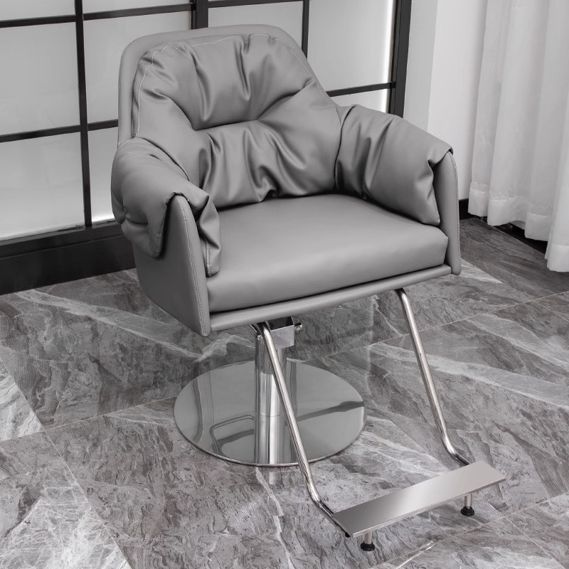 Internet celebridad peluquería Silla de pelo taburete peluquería especial de gama alta Silla de corte de pelo teñido en caliente nueva silla de cuidado del cabello simple