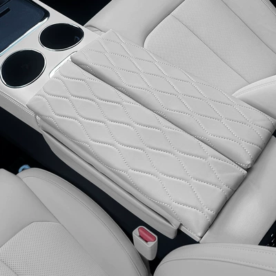 Modification Decoration, Armrest box pad - leapmoon-c11-c01-light-gray