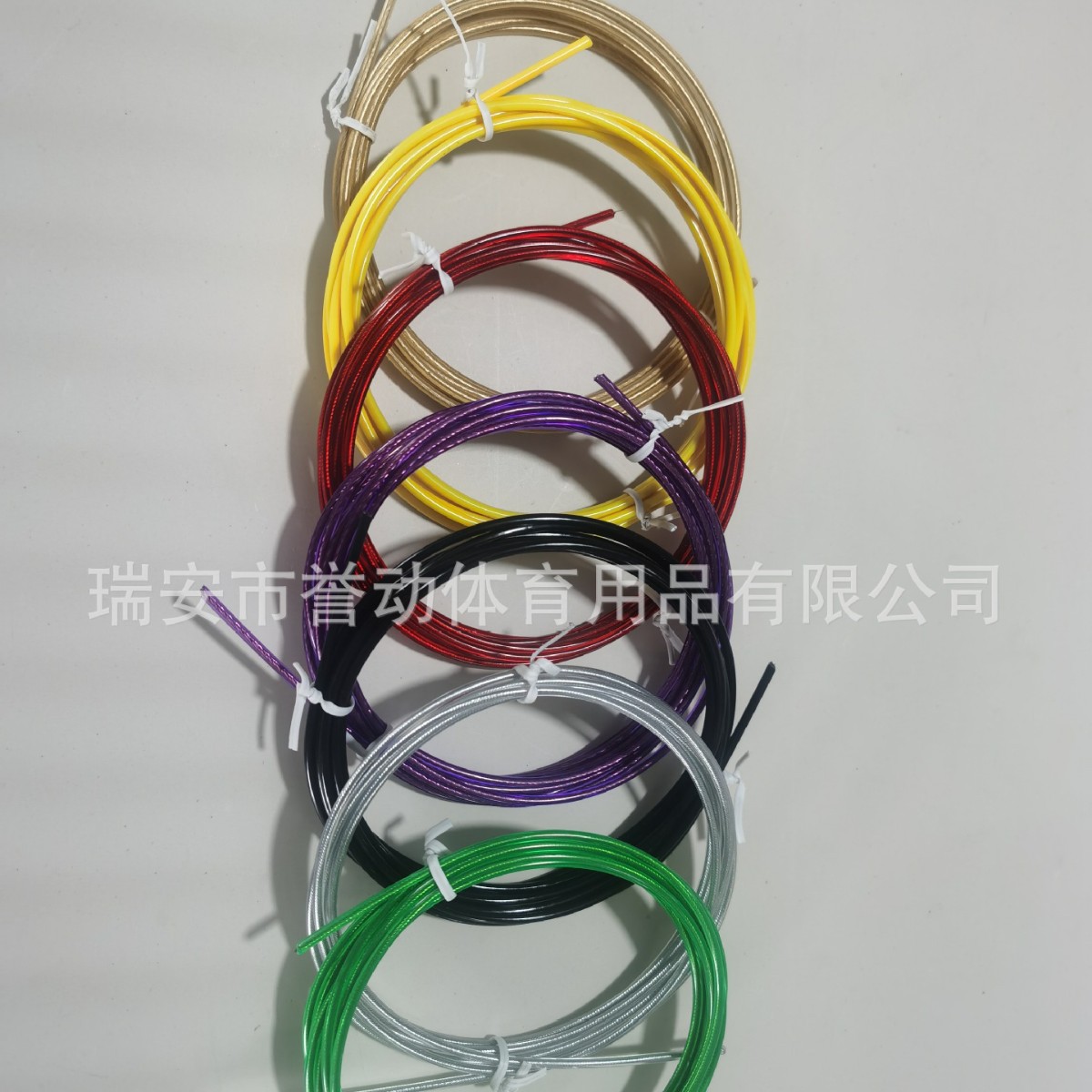 스틸 와이어 로프 건너 뛰기 액세서리 예비 로프 PVC 플라스틱 코팅 코어 스틸 와이어 코일 로프 건너 뛰기 부품 3M2.5mm