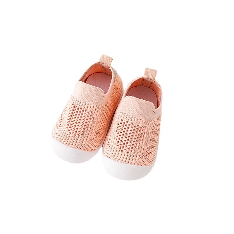 Primavera y verano zapatos de malla para niños de color sólido zapatos de suela suave zapatos para niños pequeños zapatos para niños adorables transpirables para niños pequeños antideslizantes