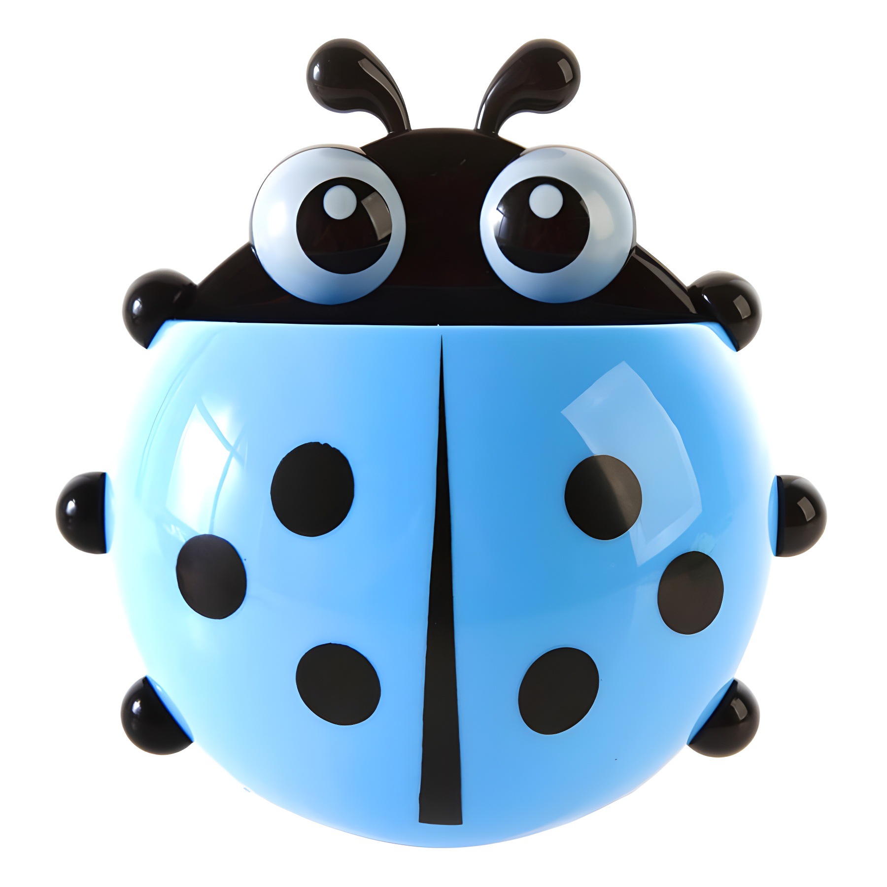 Estante de pasta de dientes mariquita multifuncional dibujos animados lindos poderosos ventosa estante de almacenamiento sin perforación cepillo de dientes pasta de dientes de toda la red