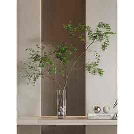 仿真绿植装饰鸡爪槭枫树仿生假树侘寂风室内客厅落地盆栽植物摆件