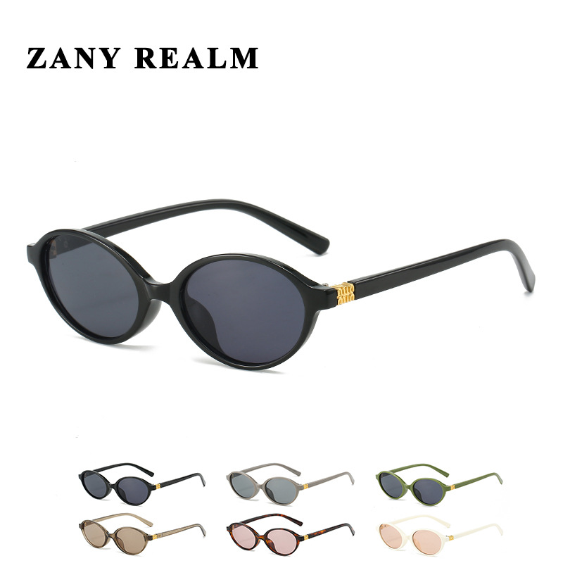 Nuevo pequeño marco redondo gafas de sol retro francés Maillard nerd Carey gafas de sol coreano fabricante en stock