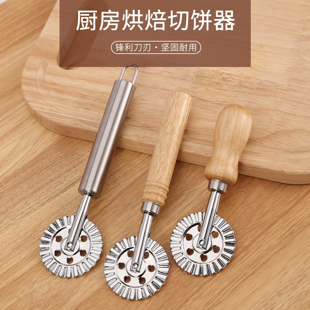 Нож для торта из нержавеющей стали, роликовый нож для пиццы, форма для печенья, оптовая продажа от производителя.