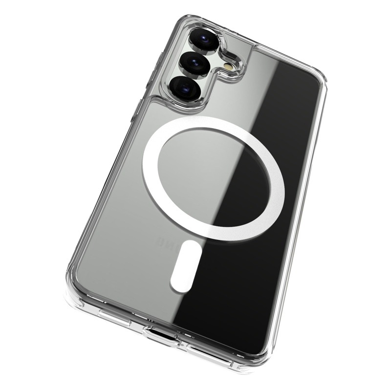 La funda magnética MagSafe es adecuada para Samsung S25ultra, funda magnética para teléfono Samsung S25, funda rígida anticaída