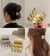 2023 flower shark clip high ponytail clip fixed artifact small flower hairpin female head hairpin headdress clip