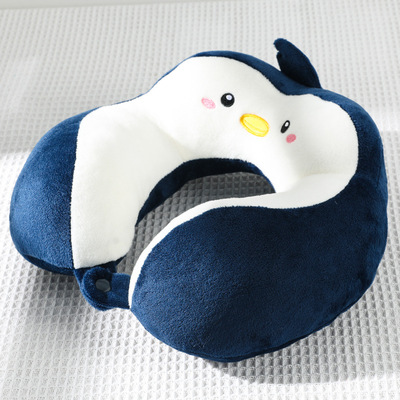 Cartoon u-pillow PP Hump Fit Neck Pillow travel pillow lovely penguin u-pillow Manufactor wholesale