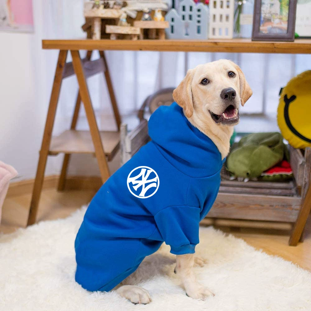 Трансграничный поставщик электроэнергии зимняя собака флис с капюшоном одежда для домашних животных собачья одежда пуловер большая собака на флисовой подкладке теплый свитер