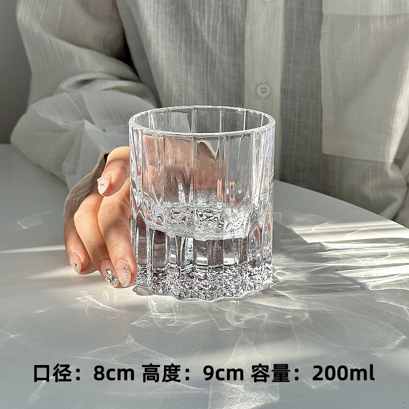 Mesoma ins estilo de fondo grueso cristal whisky Copa Luz de lujo de vino hogar taza de agua vaso de cerveza