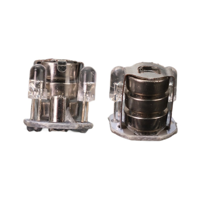 Luz de manga de movimiento electrónico LED rojo y azul luz de inserción luminosa vibratoria LR41 luz de pegado intermitente Toque la bola intermitente de resorte