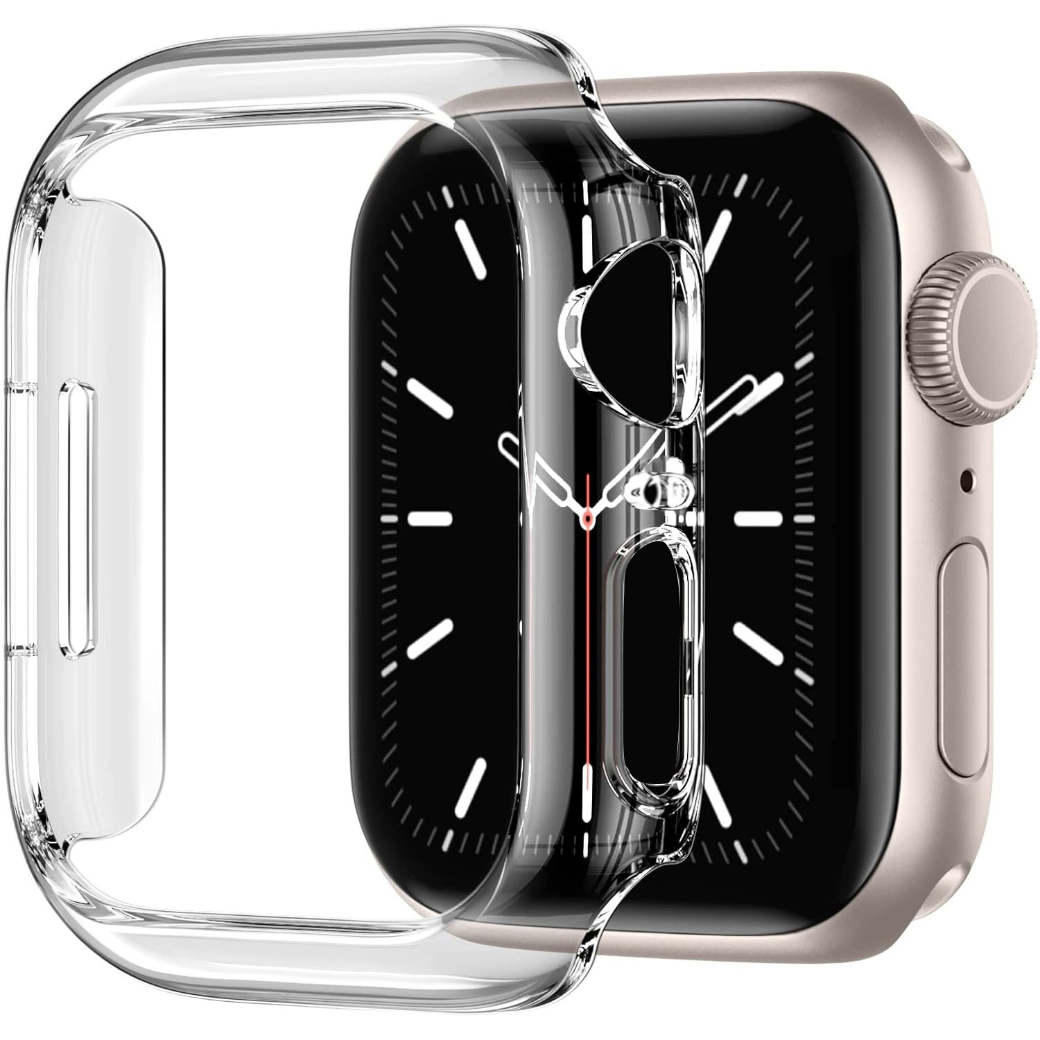Подходящая защита корпуса для iwatch frame PC защитный чехол applewatch watch s11/10/9/8/se жесткий корпус