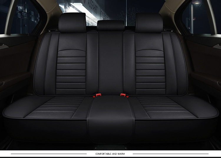 Ecosport 2019/18/17/16 Two-Wheel Drive Luxury Wing Car Seat Cushion, Universal Leather Seat Cover for All Seasons