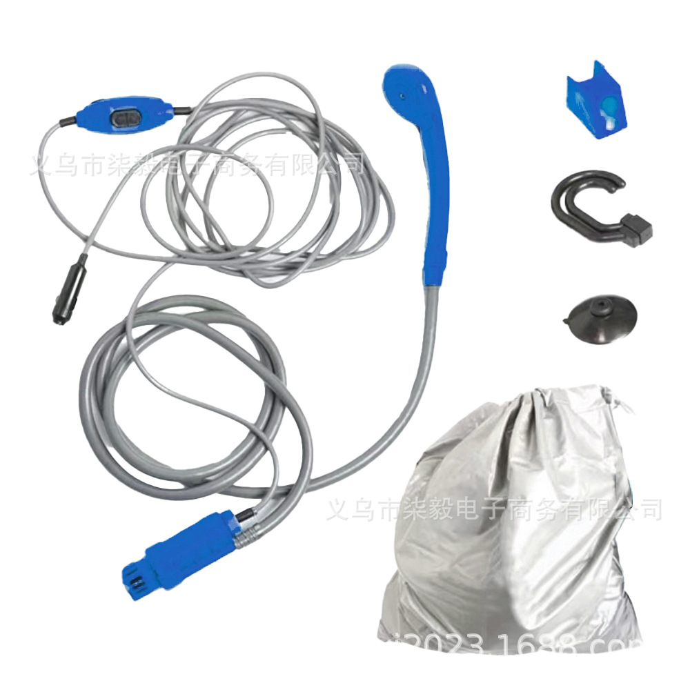12V/24V Car Shower Portable Outdoor Camping Classic Model Outdoor Gadget Simple Set
