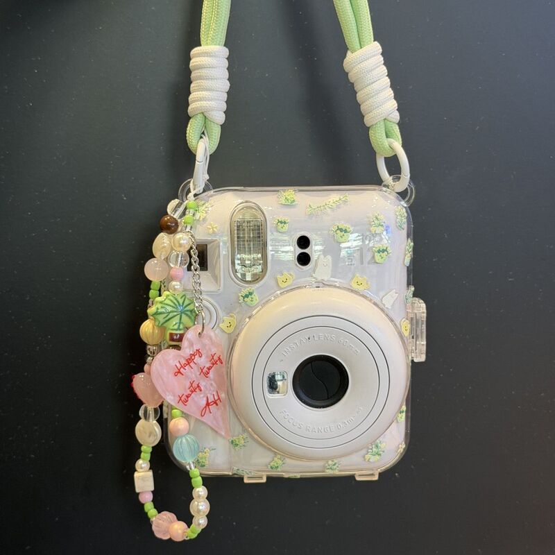 Mini12 Transparent Case Instax Crystal Hard Shell Camera Protective Case Chain Mini12 Transparent Case Instax Crystal Hard Shell Camera Protective Case Chain