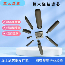 金属粉末烧结滤芯 316l不锈钢烧结滤芯 钛管滤棒石油化工气体过滤