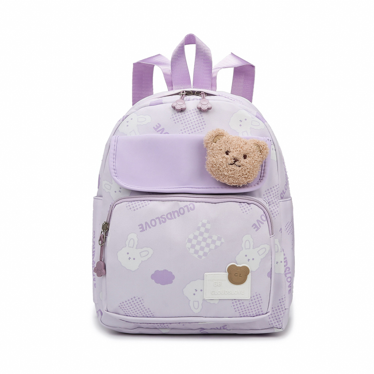 定制学生双肩包时尚零钱包潮酷休闲大容量背包户外百搭校园双肩包