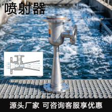 文丘里射流器不锈钢管道混合蒸汽喷射器泵静态气体加药臭氧水射器