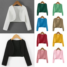 2023年新款亚马逊女式休闲职业上衣小西装外套长袖短款女装