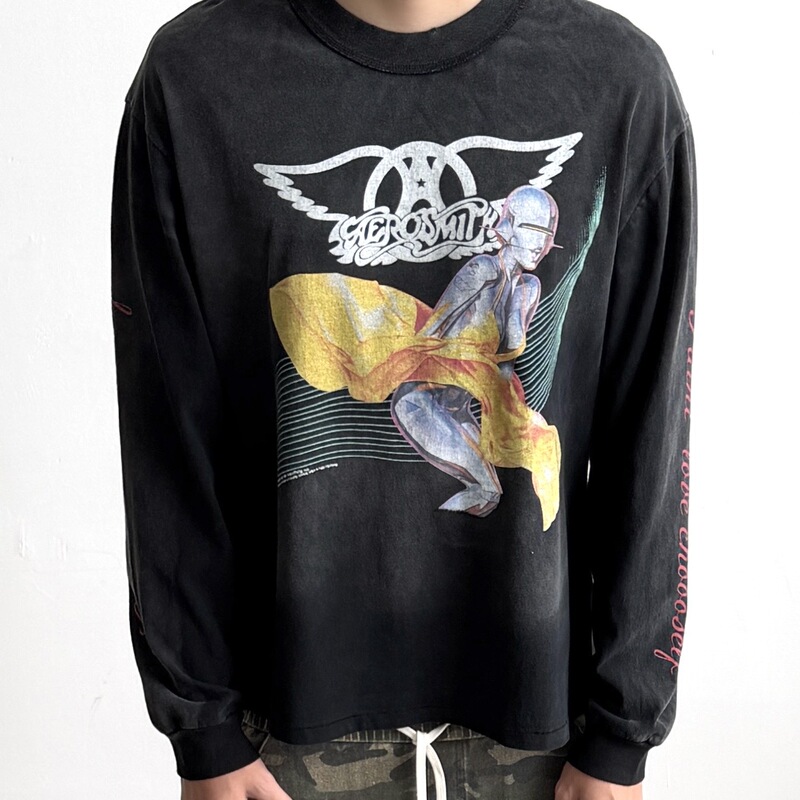 Saint X Hajime Sorayama 26Aw Tribute to Aerosmith Limited Edition Long-Sleeved T-Shirt