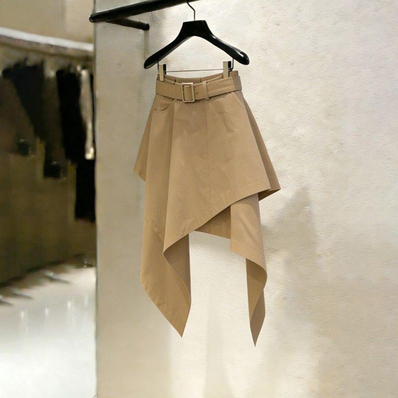 Khaki summer design skirt