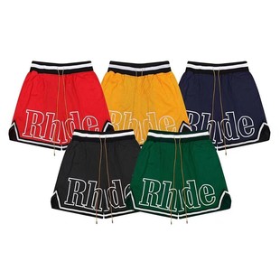 Men's Capsule Shorts Summer Beach Pants Mesh Material Breathable Sweat-wicking Loose Fitness Basketball Pants