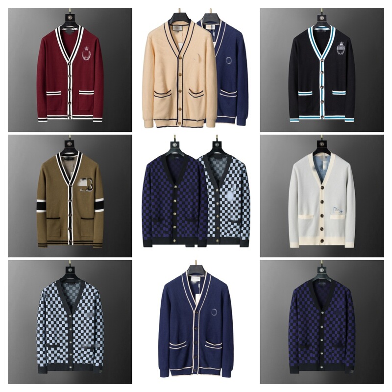 Correct Version of the First Autumn and Winter New Men's Sweater Knitted Cardigan Thickeneded V Neck Fashionable Casual Warm Men's Jacket Correct Version of the First Autumn and Winter New Men's Sweater Knitted Cardigan Thickeneded V Neck Fashionable Casual Warm Men's Jacket