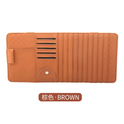 visor cover, storage cover, CD – Multimediya və saxlama aksesuarları - anti-sheepskin-cd-clip-brown