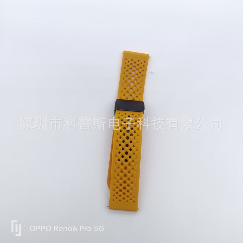 小米Watch s 4 Sport公式同タイプの通気性バンドxiaomマグネット折り畳みiシリコンバンドを適用します。|undefined