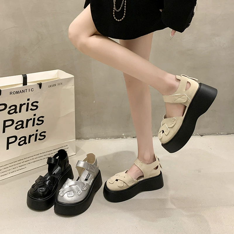 Summer retro woven sandals, 2025 years