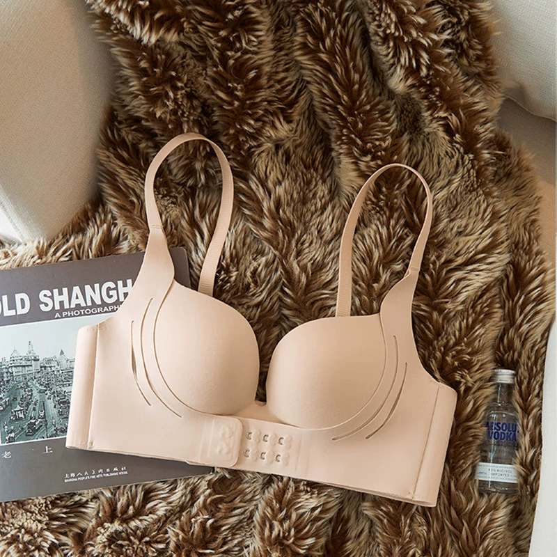 С underwear, push up bra, supporting wireless bra