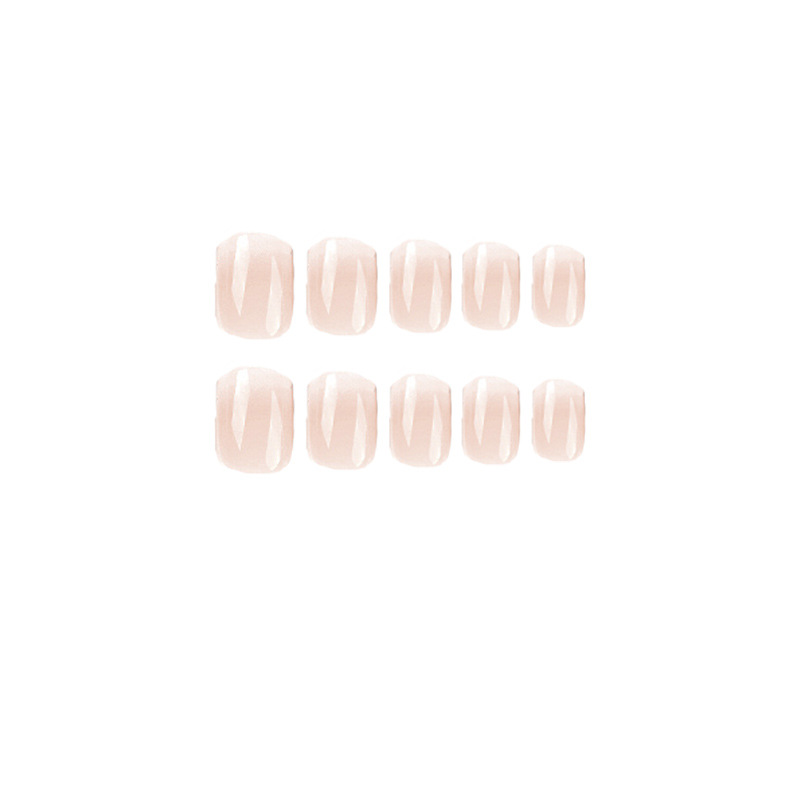 Desgaste de manicura uñas al por mayor gradiente simple ins estilo desgaste de uñas desgaste transfronterizo de uñas prensa en las uñas