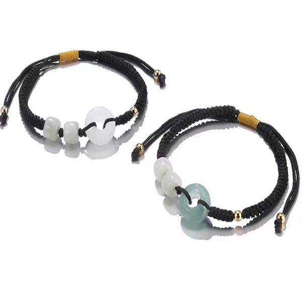 Snake knot agate safety buckle (picture left)