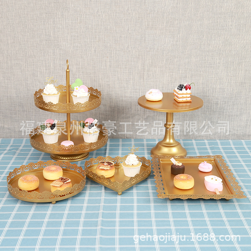 Hotel decoración merienda placa accesorios de la boda soporte de la torta sitio de la boda diseño postre Mesa restaurante postre mesa de exhibición