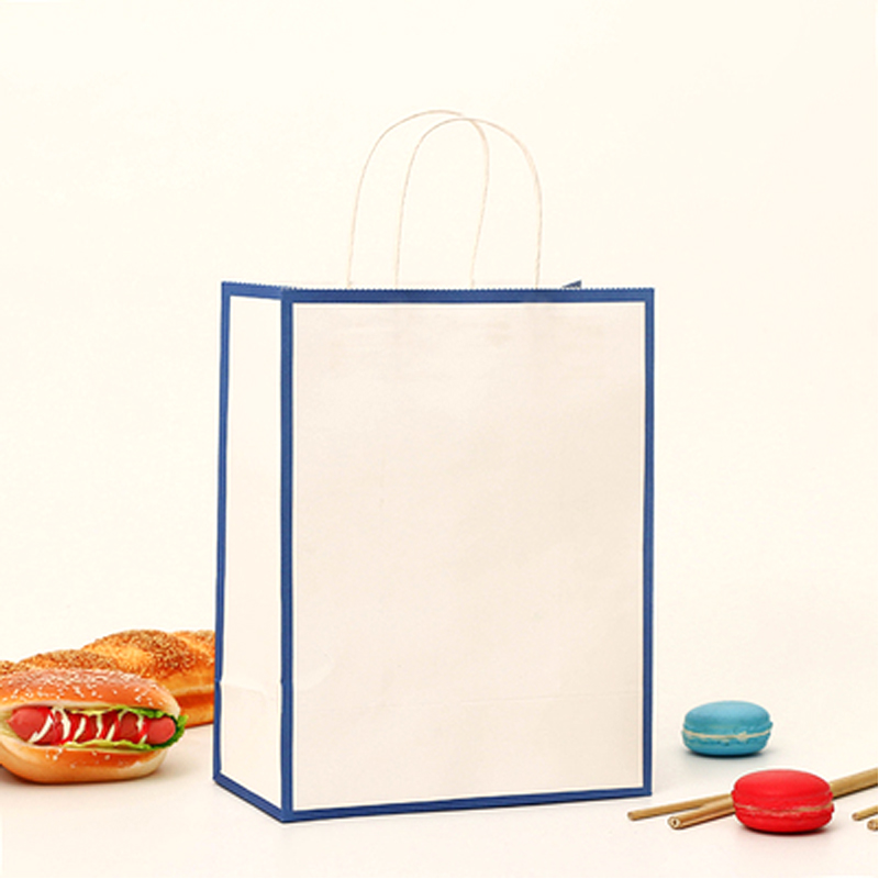 Bolsas de papel kraft bolsas de mano personalizadas ropa horneado para llevar bolsas de té de leche bolsas de compras regalos bolsas de regalo personalizadas