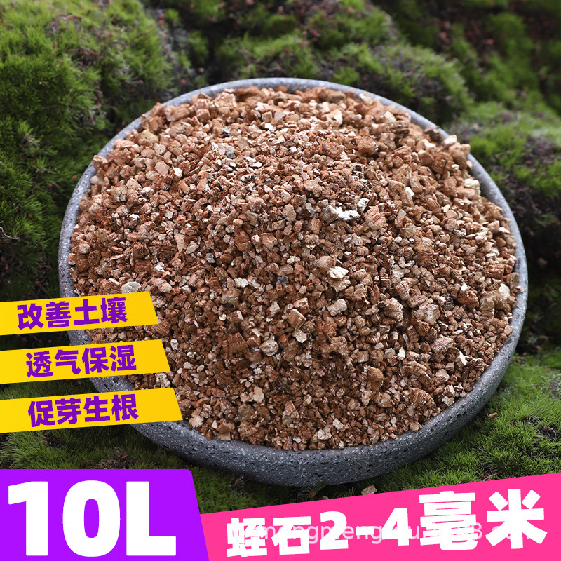 Vermiculite 2-4mm 10L / Mặc định