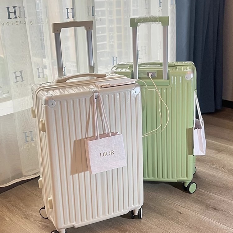 [Fábrica de selección estricta] maleta de tracción con cremallera de 20 pulgadas maleta de viaje de 24 pulgadas estudiantes