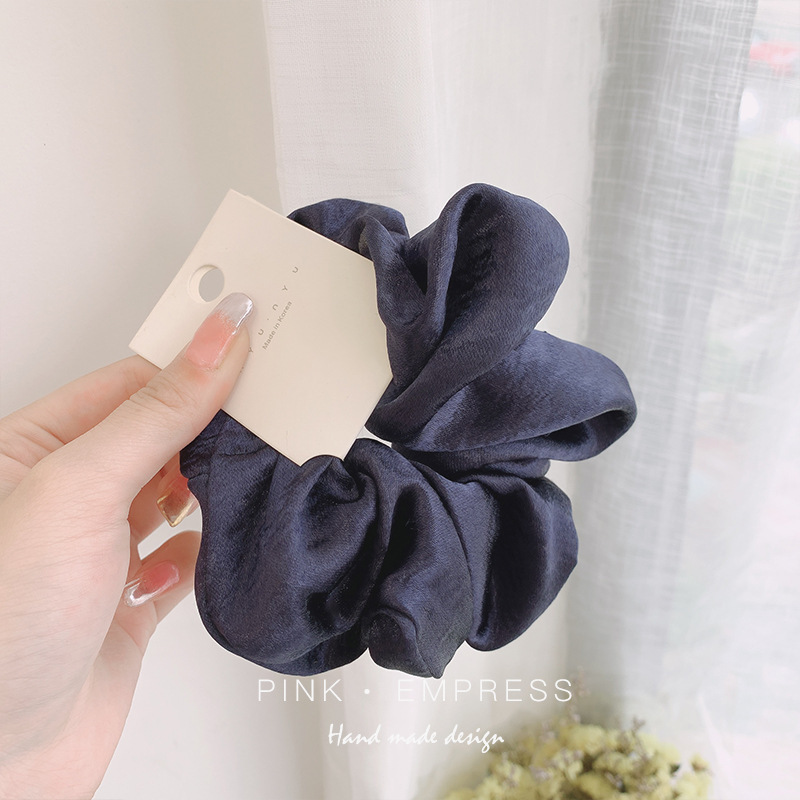 INS cerdo blanco intestino grueso anillo de pelo Super Niña de hadas Corea del Sur Internet celebridad mismo estilo BM intestino grueso anillo de pelo simple cuerda de pelo accesorios para el cabello