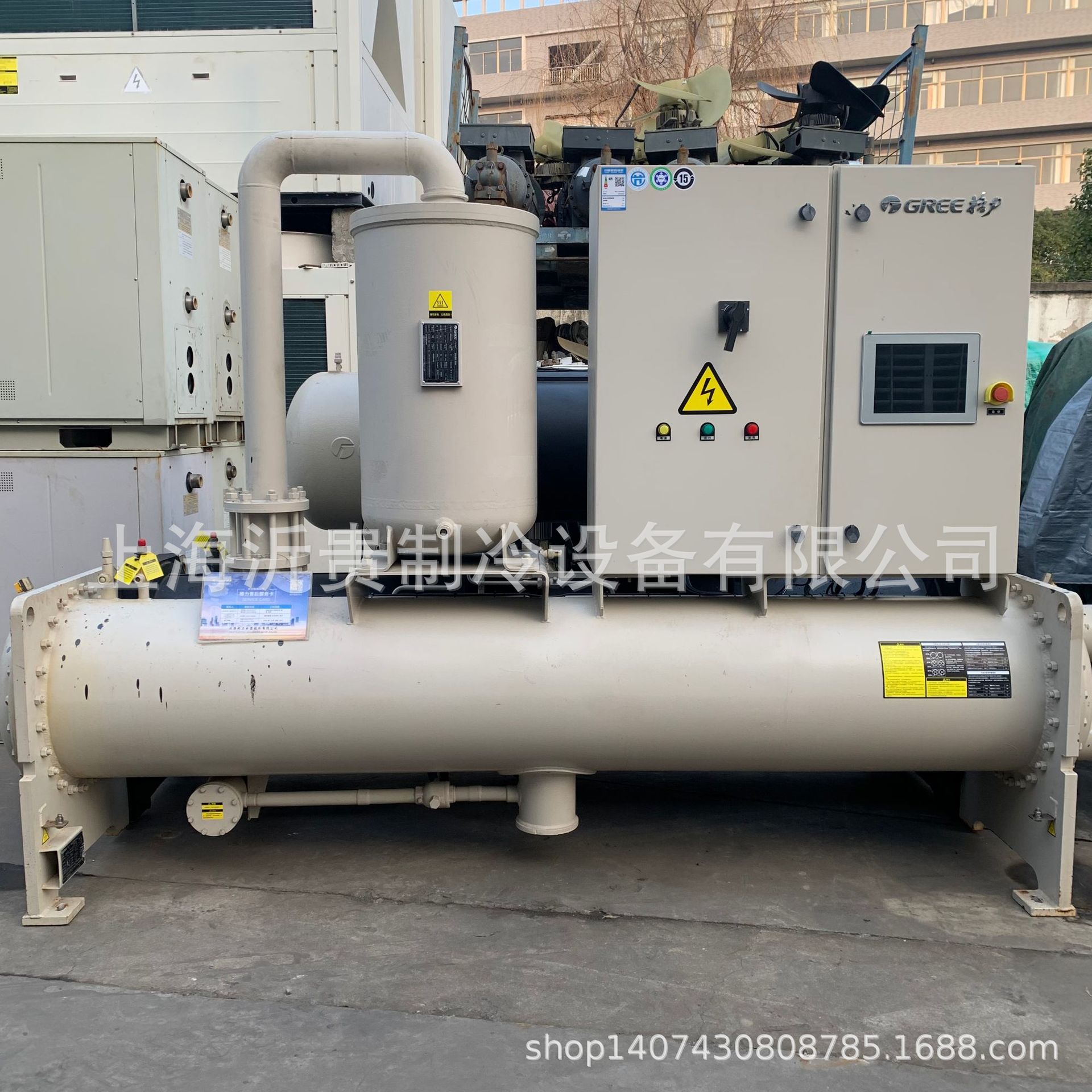 二手2021年格力水冷螺杆式冷水机组670kw LHE832EE3EE3/Nb