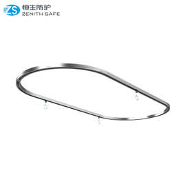 医院输液轨道O型滑轨病房隔离帘伸缩输液吊杆养老院轨道隔帘定制