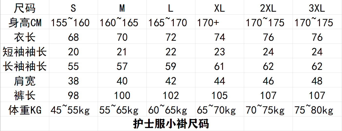 护士服小褂短长袖粉蓝白色药店服偏领小褂护理院工作服女修身医院详情21