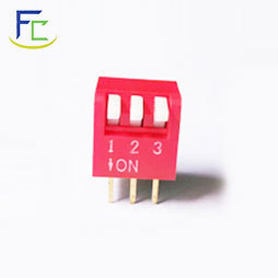 拨码开关高推DIP 1/2/3/4/5/6/8/10间距2.54拨码开关镀金质量可靠