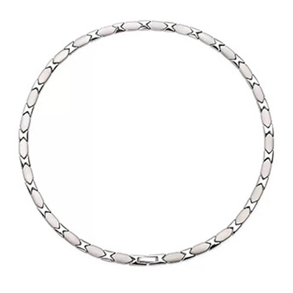 Straight Necklace Light Niche Luxury Chain Clavicle Female Pure Titanium Texture Anti-Oxidation Trendy Men's Wear_voghion.com