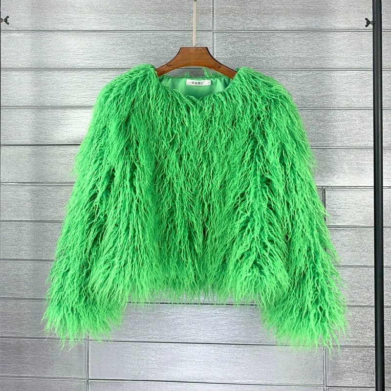 Раскрашенная шерстяная куртка, Aliexpress