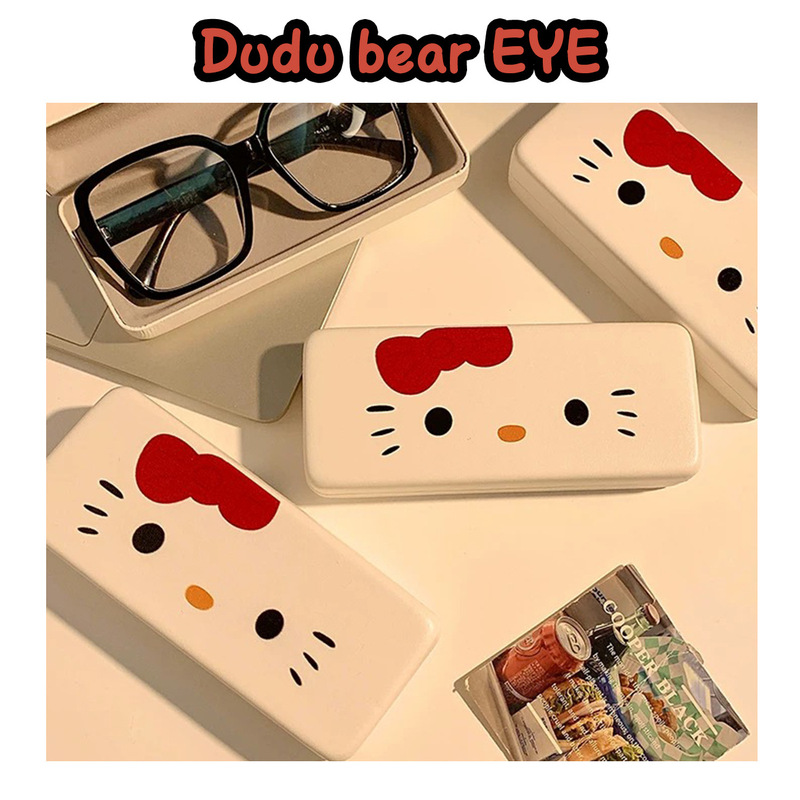 Cute Cat Glasses Case 2025 New Anti-pressure Drop-resistant Storage Box Portable Student Sunglasses Myopia Glasses Box
